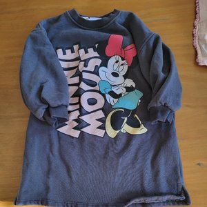 Zara Minnie Sweatshirt Dress